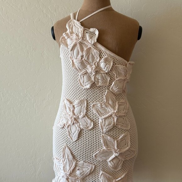 Source Unknown Dresses & Skirts - Crochet Dress. Size S. Beige.